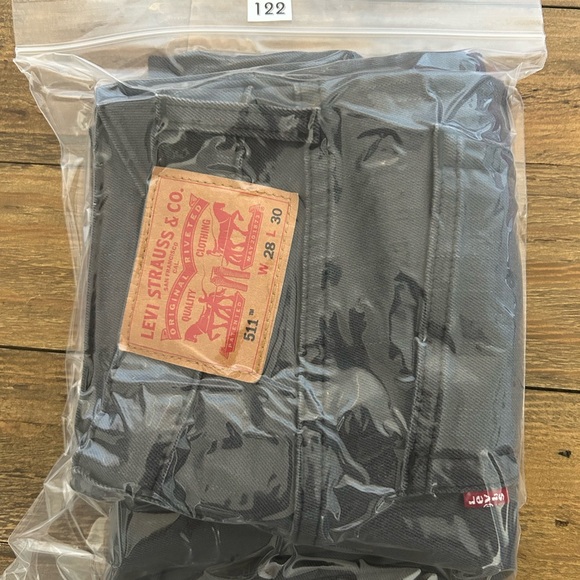 Levi's Men's 511 Slim Fit Jeans Stretch Dark Charcoal Grey 28W X 30L - Picture 14 of 14